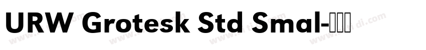 URW Grotesk Std Smal字体转换
